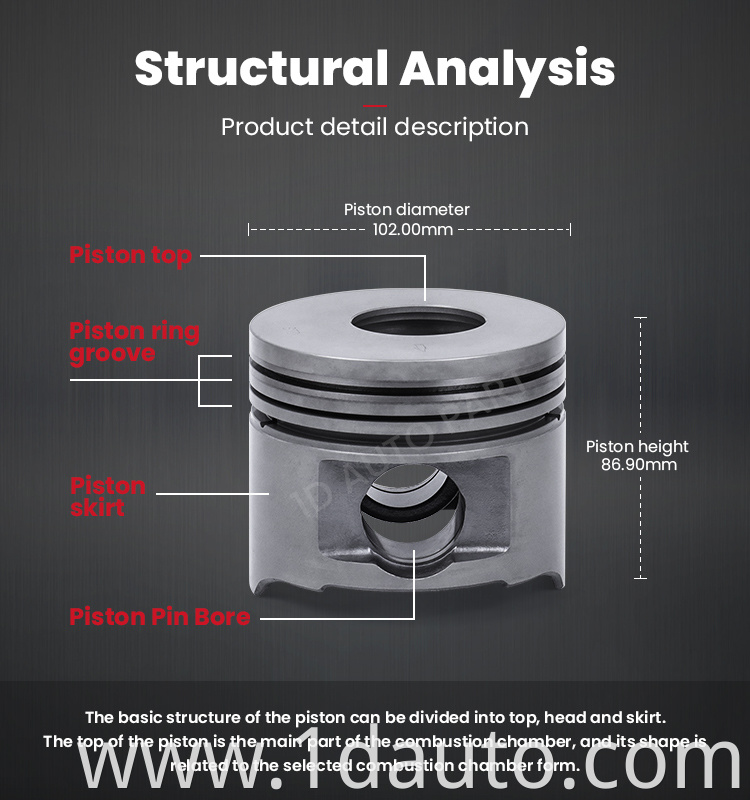 Piston Kit For Toyota